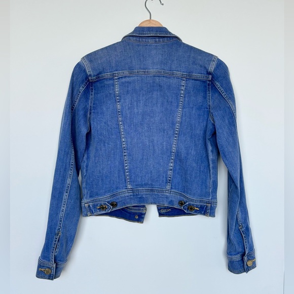 Lilly Pulitzer Seaspray Denim Jacket w Gold Buttons, XS - Picture 4 of 9